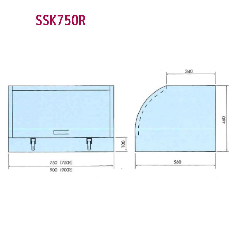 日本ボデーパーツ ステンレス製 スライド扉仕様 工具箱 900型