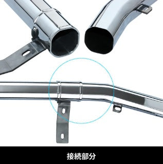 ジェットイノウエ　パイプバンパー　510448　日野 ’１７プロフィア 高床車用　３分割タイプ（代引不可商品）（個人宅配不可商品）