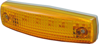 JB406AA LED車高灯 橙 24V｜高輝度で夜間も安心｜防水・長寿命5000時間・レンズ交換可【トラック・大型車用】