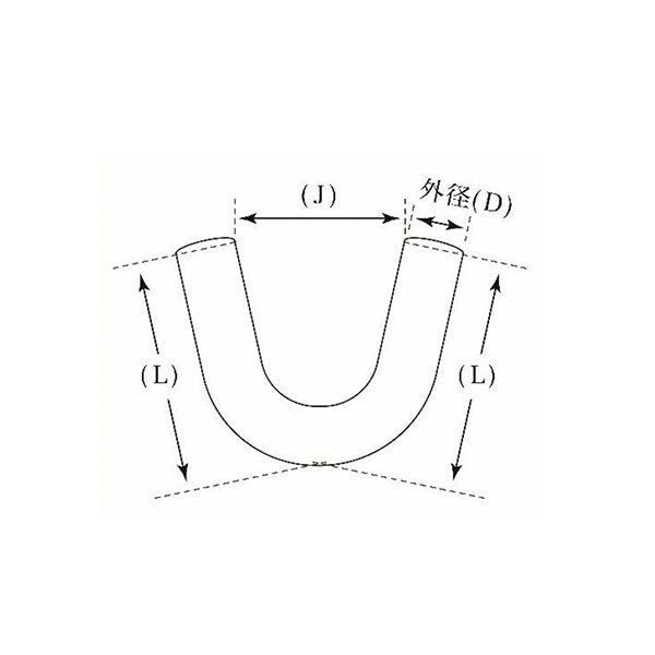 150度曲げパイプ 外径 80.0mm CX-080