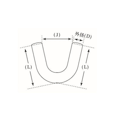 150度曲げパイプ 外径 80.0mm CX-080